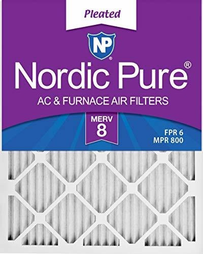 Nordic Pure Carbón - Filtro De Aire Plisado Para Horno De Ca