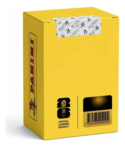 Dispenser Lacrado Copa Do Mundo 2026. Caixa C/ 100 Envelopes Original Panini Cop