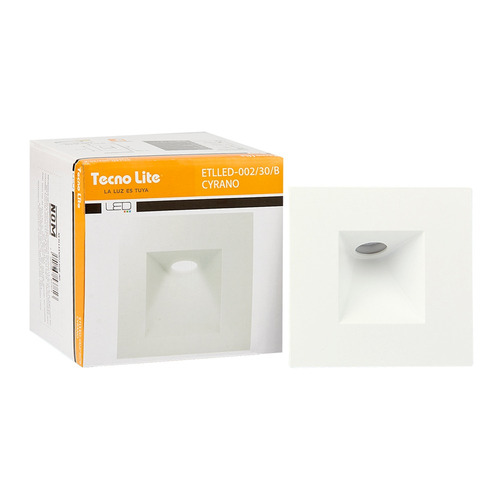 Lampara Cyrano Luz Blanco Calido Blanco 3w Led Tecnolite