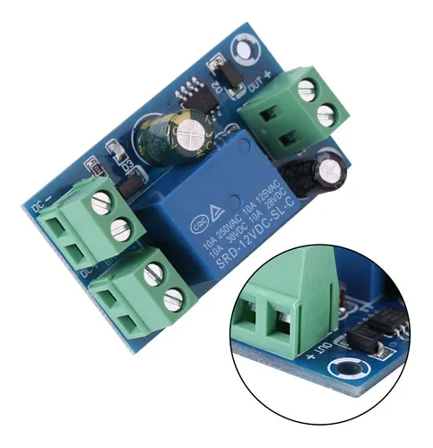 Interruptor De Batería De Respaldo Dc 12v 24v 36v 48v 10a Fu