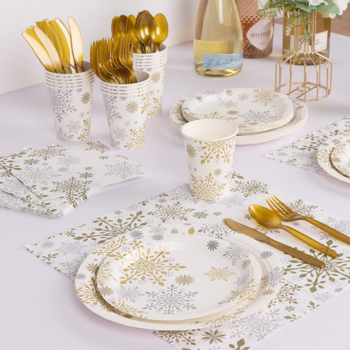 Platos Y Servilletas Navideñas Decorlife De Party Supplies,