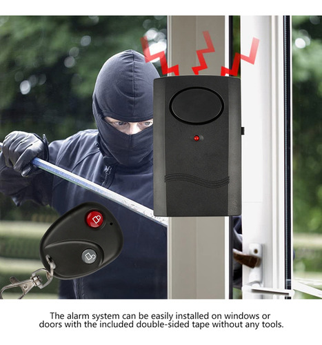 Sistema De Alarma, Control Remoto, Advertencia, Seguridad Pa