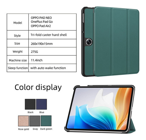 A Funda Tablet Para Oppo Pad Neo 11,4 Pulgadas 2024