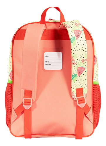 Mochila Costas Peppa Pig Escolar Com Estojo Duplo Cor Rosa