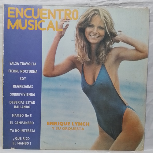 Lp Enrique Lynch Y Su Orquesta Encuentro Musical Made Peru