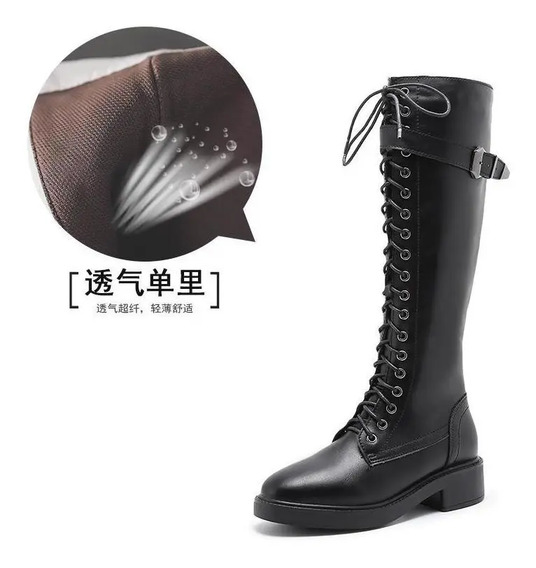 Botas Negras Media Pierna Flash Sales, UP TO 62% OFF | lavalldelord.com