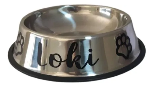 comprar Plato De Comida Para Perro Tazón Para Perro Metálico L
