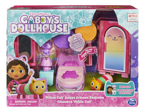 Set Pilow Dulces Sueños Gabby Dollhouse.