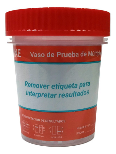 5 Vaso Integrado Anti-doping En Orina 5 Panel 