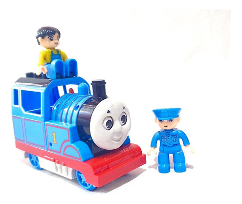 Tren Locomotora Tipo Thomas Con Pista Y Muñecos Sonido Niños