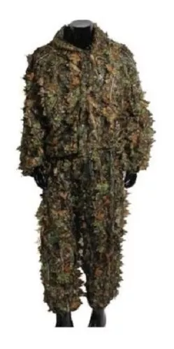 Ternos Ghillie camuflados 3D para homens, roupas de caça Sniper, tiro  tático militar, jogo de guerra, birdwatching, jaqueta e calça airsoft