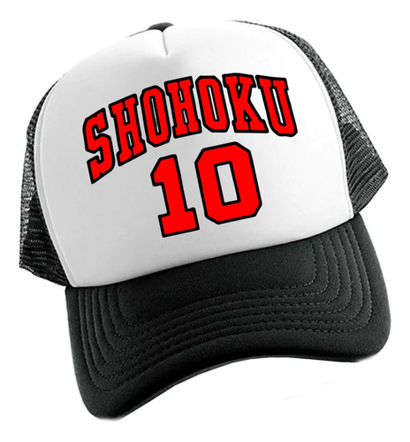 Jockey Gorro Con Malla Diseño Shohoku Logo Anime Basket Ball