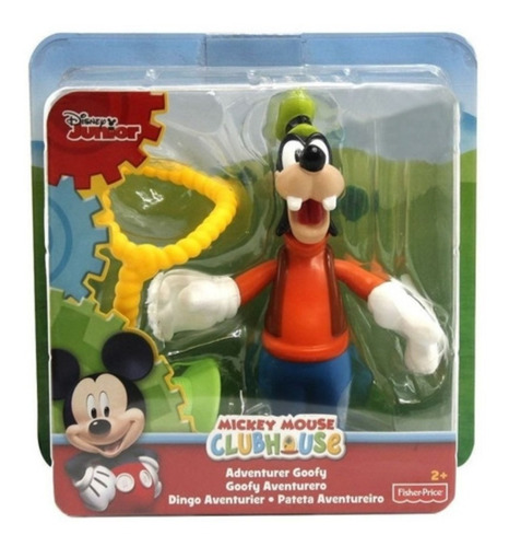 Muñeco Goofy Aventurero 15cm Con Accesorios