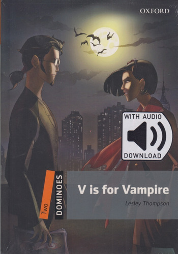 V Is For Vampire Lesley Thompson Oxford Excelente