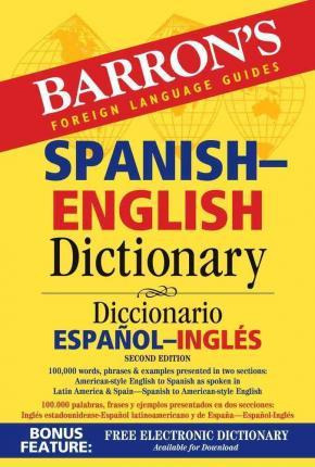 Libro Barron's Spanish-english Dictionary
