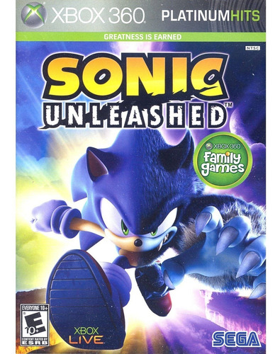 Jogo Sonic Unleashed Da Sega Lacrado Para Xbox 360