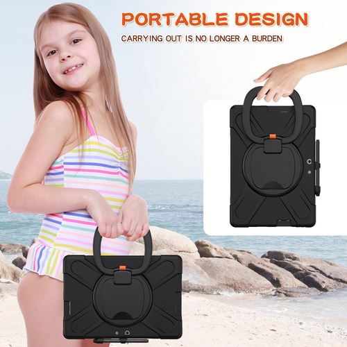 Funda Resistente Con Rotación De 360 Grados Para Microsoft Surface Pro X 2019, Funda Con Soporte De 13 Pulgadas Con Mango Y Agarre