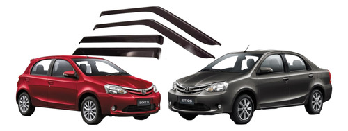 Deflector Toyota Etios X4 Oriyinall 4 Y 5 Puertas Adhesivo