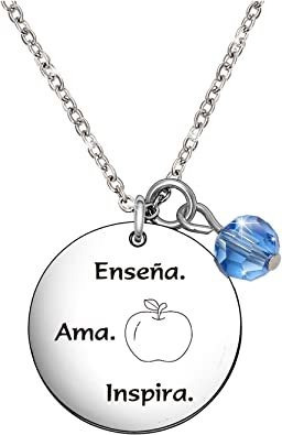 Collar De Manzana De De&ai Para Profesores De Español,