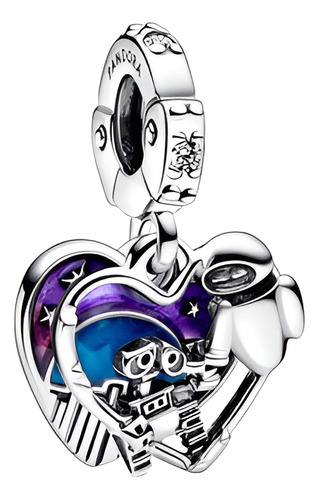 Charm Colgante Wall-e Y Eva De Disney Pixar
