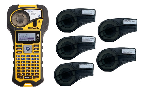 Kit Impresora Brady M210 + 5 Consumibles A Escoger M21-750-499