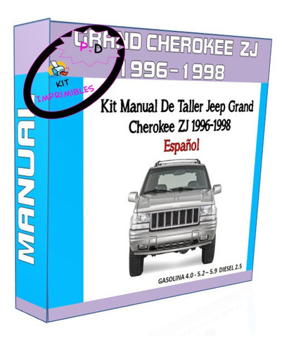 Kit Manual De Taller Jeep Grand Cherokee Zj 1997 Español 