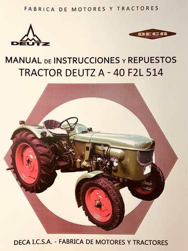 Manual De Repuestos Tractor Deutz A40