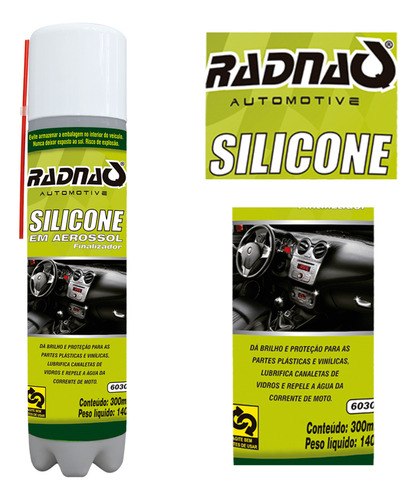 Silicone Finalizador Uso Geral E Automotivo Radnaq