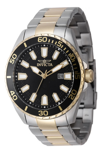 Reloj Para Hombres Invicta Pro Diver 47342 Oro, Acero