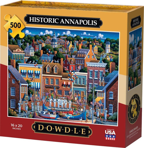 Dowdle Jigsaw Puzzle - Annapolis Histórica - 500 Piezas