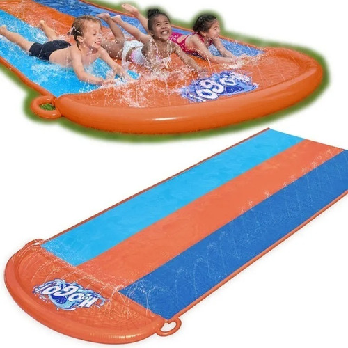 Deslizador Tobogan De Agua Dos Carriles Inflable Bestway