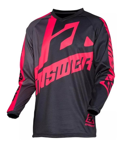 Jersey Answer Syncron Voyd Women Black / Pink Mujer Cross Mx