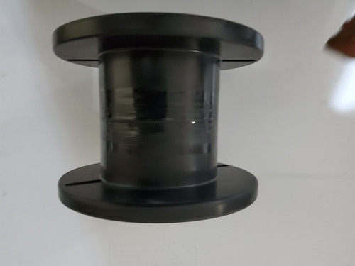 Carrete De Plastico Negro Vacio 6 Diametro 4-3/8 Alambre