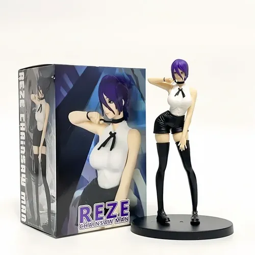 Figura Reze Chainsaw Man 19 Cm, Pvc Colecionável