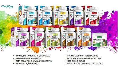 Suplemento Mega-strong Bcaa 60comp - Cães E Gatos