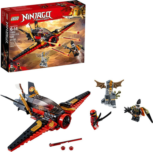 Lego Ninjago Destino Ala 70650 181 Pcs Construccion Masters