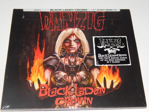 Danzig Cd Black Laden Crown Misfits Ramones Balzac Dist0