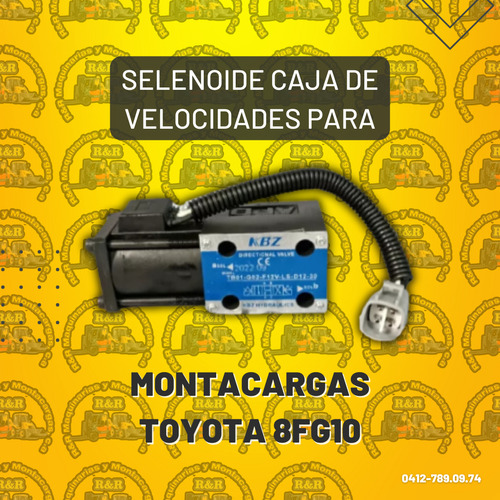 Selenoide Caja De Velocidades Para Montacargas Toyota 8fg10