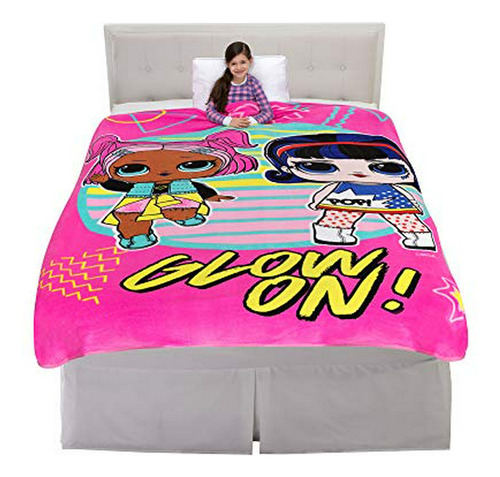 Manta De Cama  Kids, 62 In X 90 In, L.o.l. Surprise!