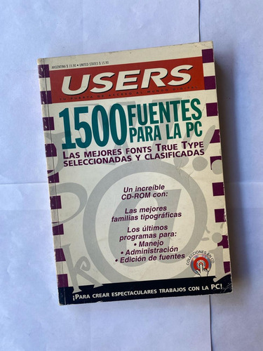 1500 Fuentes Para La Pc - Las Mejores Fonts True Type (Usado)