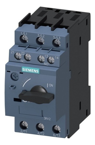 Guardamotor 10-16 Amperes S0 Siemens Na+nc 3rv2021-4aa15 Frecuencia 50 60 Hz