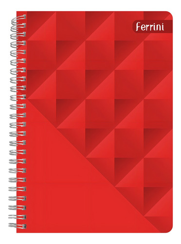 Cuaderno Ferrini Intro Unicolor 120 hojas Cuadro Grande 3 materias 26cm x 20cm Soft Cover Caja 30 Piezas