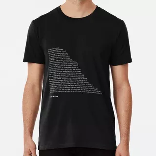 Remera Franz Kafka Quotes Algodon Premium