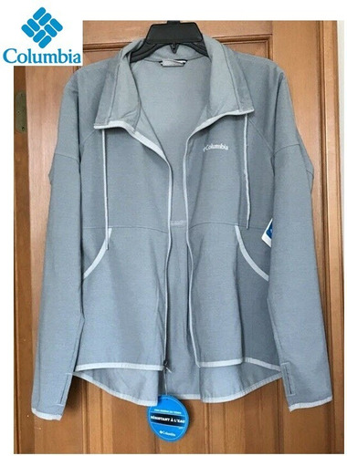 Poleron Softshell Columbia Tunnel Falls - Mujer Talla S Gris