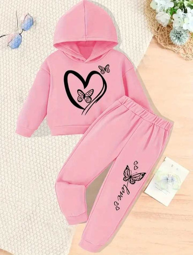 Sudadera De Niña Incluye 2pz Sudadera/pans Ropa Niña Mod38