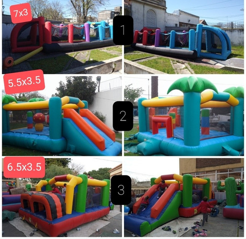 Imagen 3 de 5 de Alquile Castillo Inflable Toro Mecánico, Rampa, Cabina Fotos