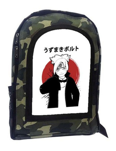 Mochila Camuflada Naruto Uzumaki A1