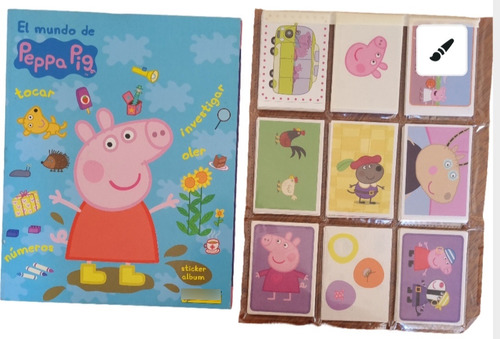 Álbum El Mundo De Peppa Pig - Completo A Pegar - Panini