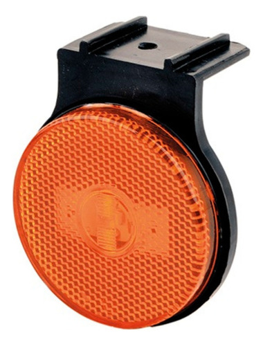 Lanterna Lateral Led Bivolt 60mm Com Suporte Carreta