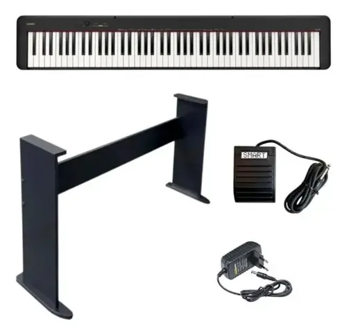 Kit Piano Digital Casio Cdp-s105 88/estante Ap Mobile Ep150